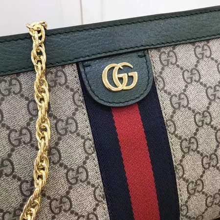 Gucci Ophidia GG Small Shoulder Bag 503877 Green