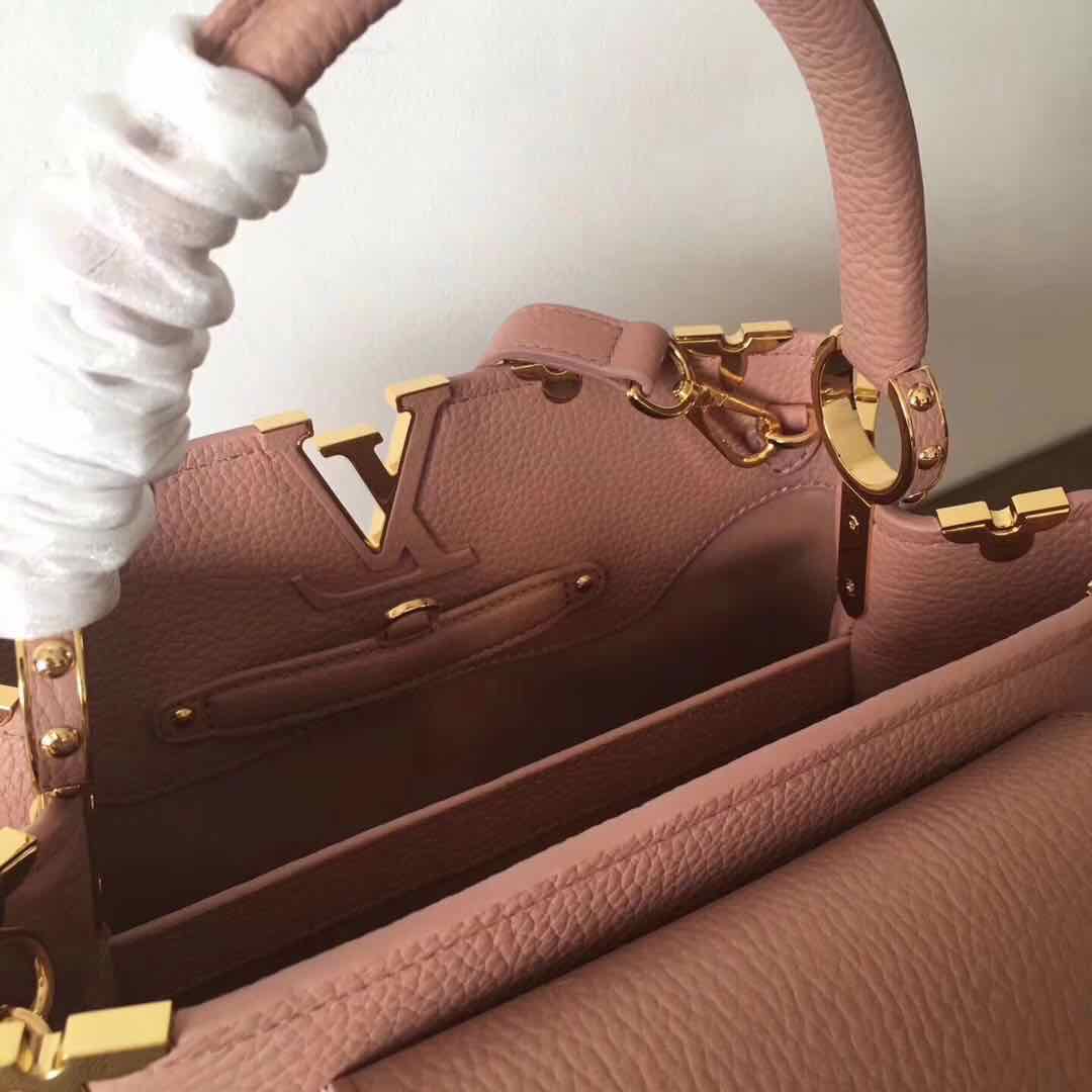 Louis Vuitton original Elegant Capucines BB Bags M94517 pink