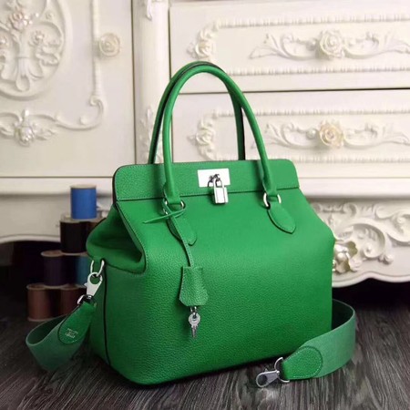 Hermes Toolbox Bag Original Togo Leather H3259 Green