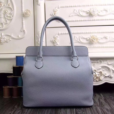 Hermes Toolbox Togo Bag Original Leather 3259 Light Blue