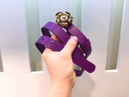 Gucci 20MM Leather Belt 414518 Purple