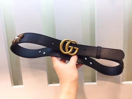 Gucci Leather Belt 414526 Black