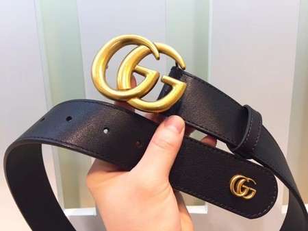 Gucci Leather Belt 414529 Black