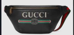 Gucci Original Calfskin Leather Pocket 493869 Black