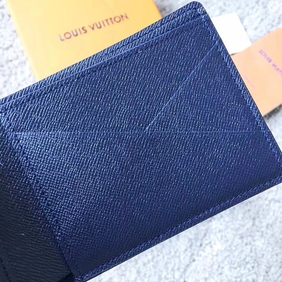 Louis Vuitton EPI leather Wallet 63514 blue