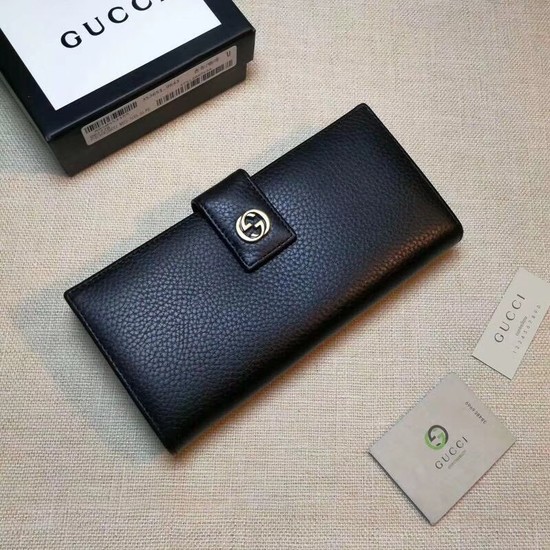 Gucci Calf leather Wallet 337335 black