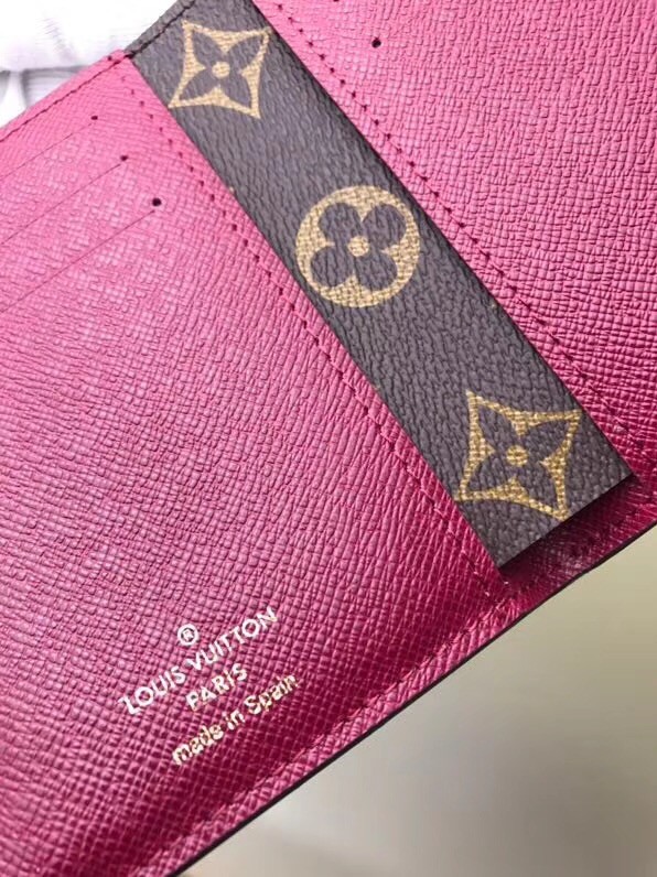 Louis Vuitton Original Monogram Canvas ARIANE WALLET M62036 fuchsia