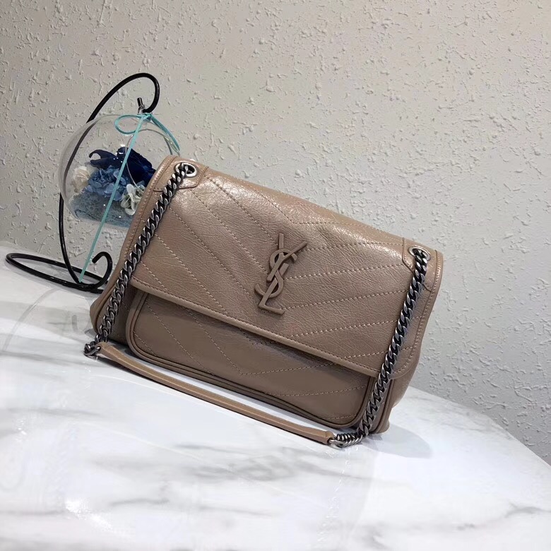 Yves Saint Laurent Medium Niki Chain Bag 498894 apricot