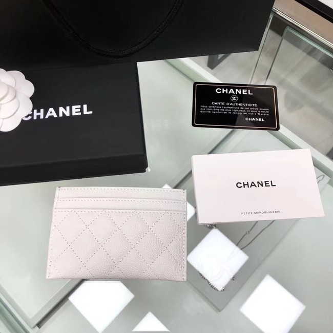 BOY CHANEL Card Holder A84431 White