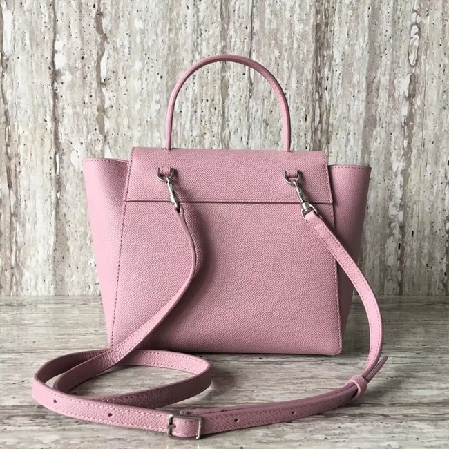 Celine NANO BELT BAG IN GRAINED CALFSKIN 99970 pink