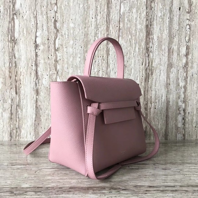 Celine NANO BELT BAG IN GRAINED CALFSKIN 99970 pink