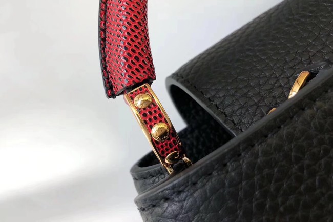 Louis Vuitton CAPUCINES MINI N94047 black&red