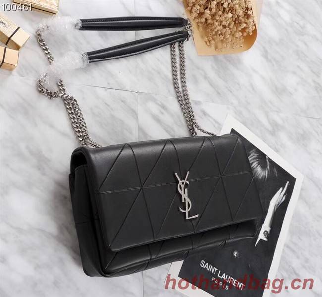 SAINT LAURENT Jamie monogram leather shoulder bag A2833 black