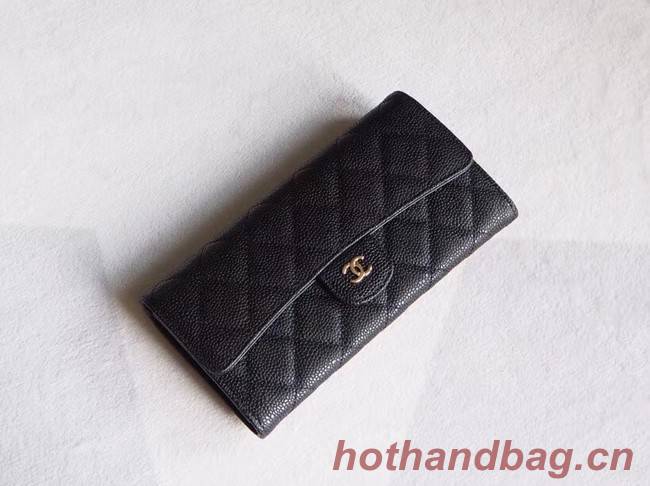 Chanel Classic Flap Wallet A31506 black