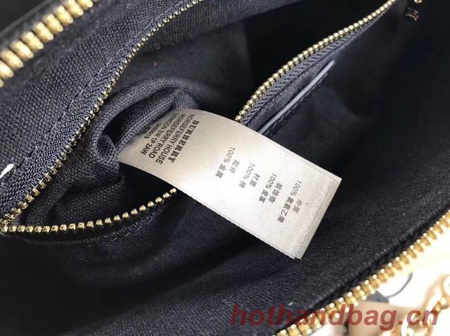 Burberry Calfskin Leather Should Bag 41711 black