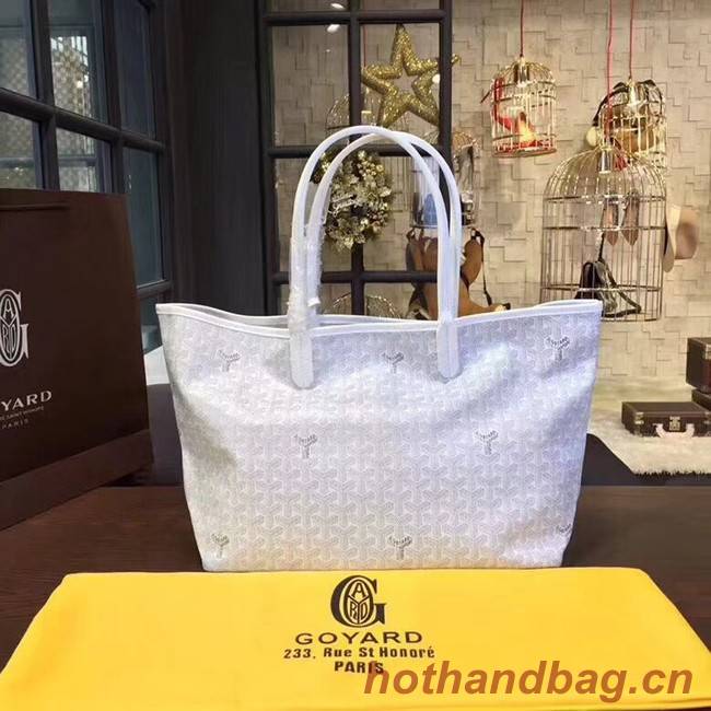 Goyard Y Doodling Calfskin Leather Tote Bag 36987 light gray