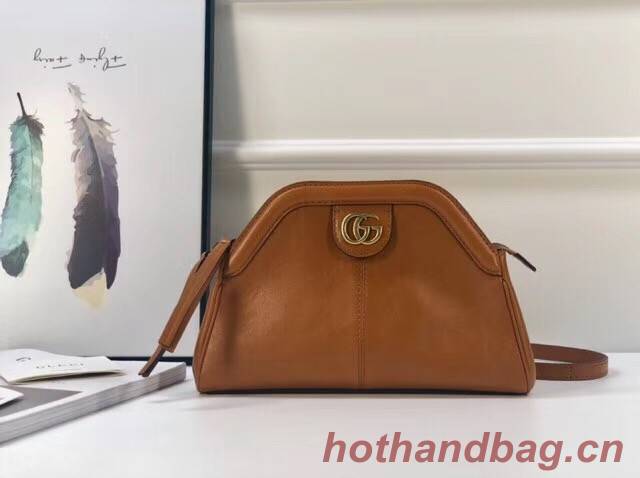 Gucci RE BELLE small shoulder bag 524620 brown