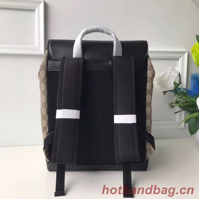 GUCCI GG Canvas Backpack 406398 black