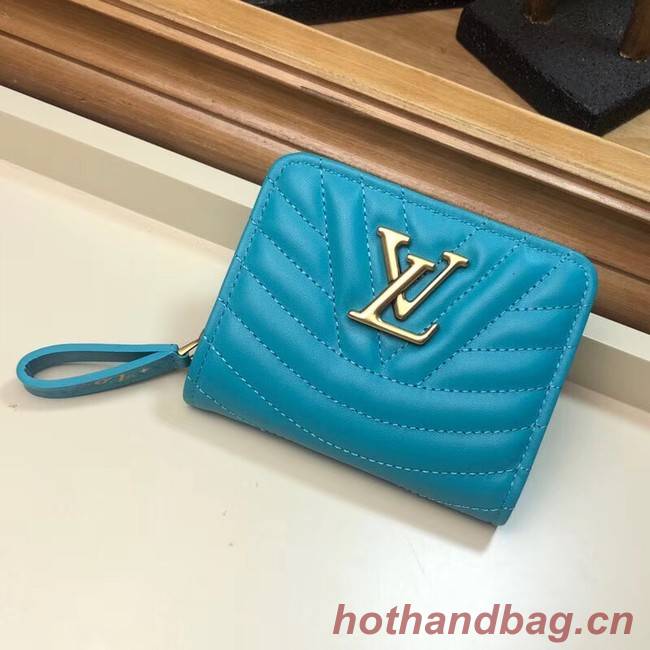 LOUIS VUITTON NEW WAVE COMPACT WALLET M63789 blue