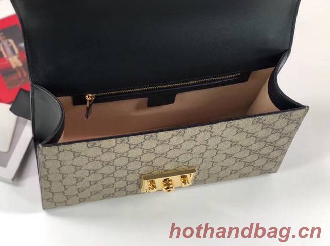 Gucci Padlock Shoulder Bag 409486 black