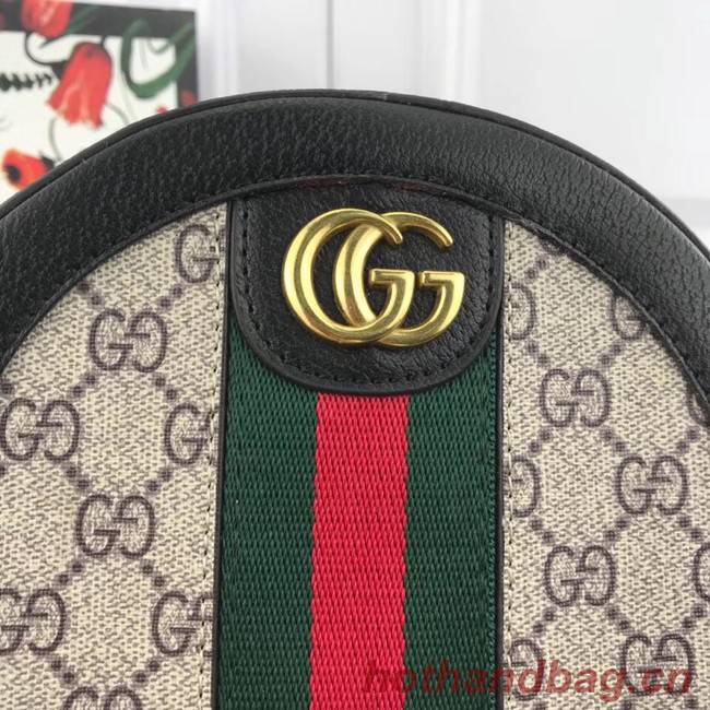 Gucci Ophidia mini GG round shoulder bag 171285 black