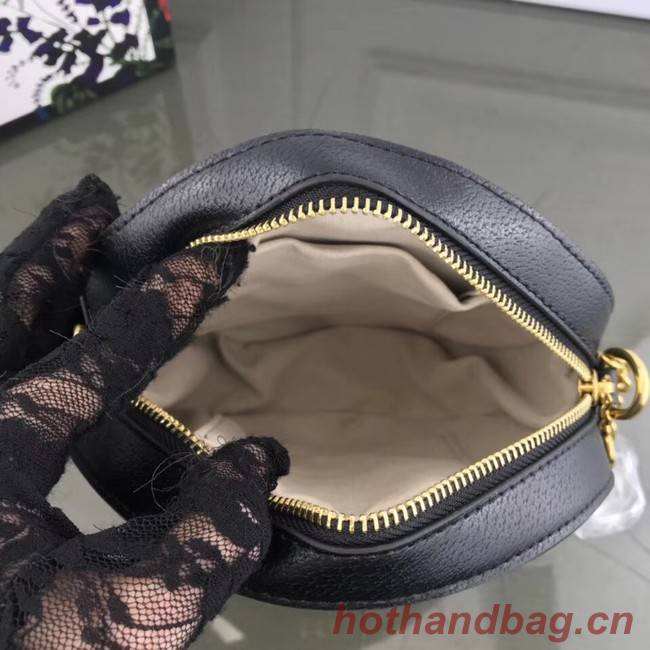 Gucci Ophidia mini GG round shoulder bag 171285 black