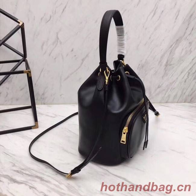 Prada Calf leather bag N1865 black