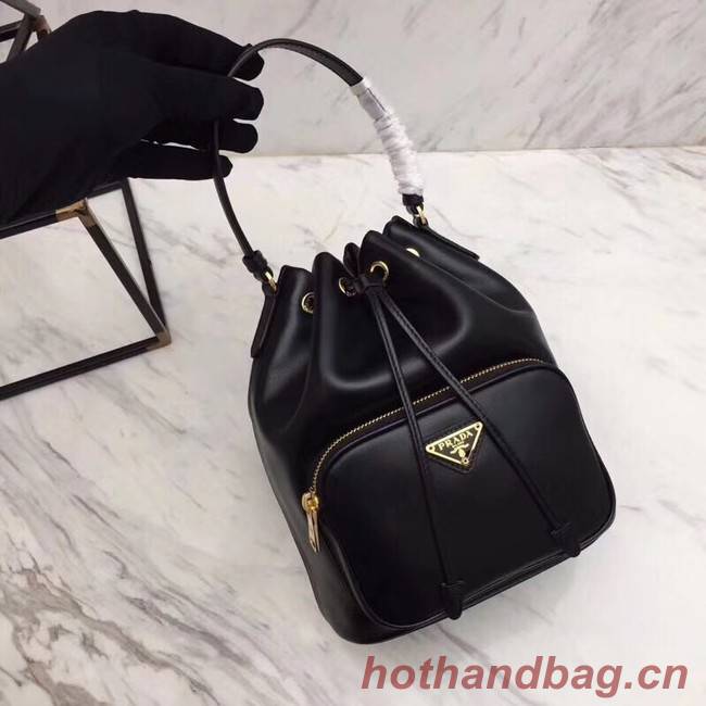 Prada Calf leather bag N1865 black