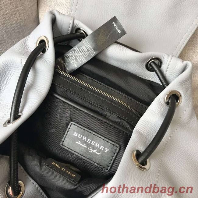 BURBERRY Leather backpack 48791 grey