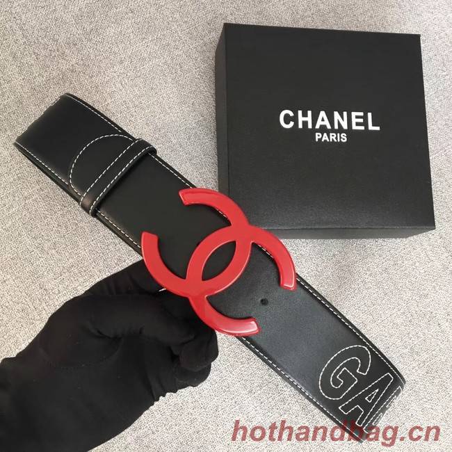 Chanel Wide leather belt with 53 mm CC4269 black