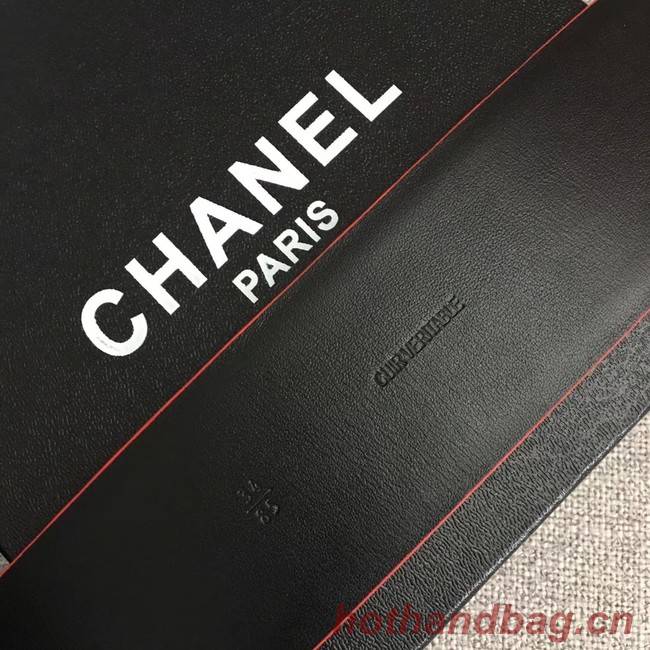 Chanel Wide leather belt with 53 mm CC4271 red