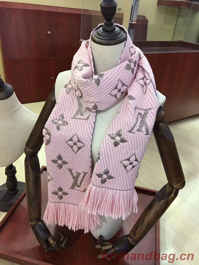 Louis Vuitton Cashmere Scarf LV3308A pink