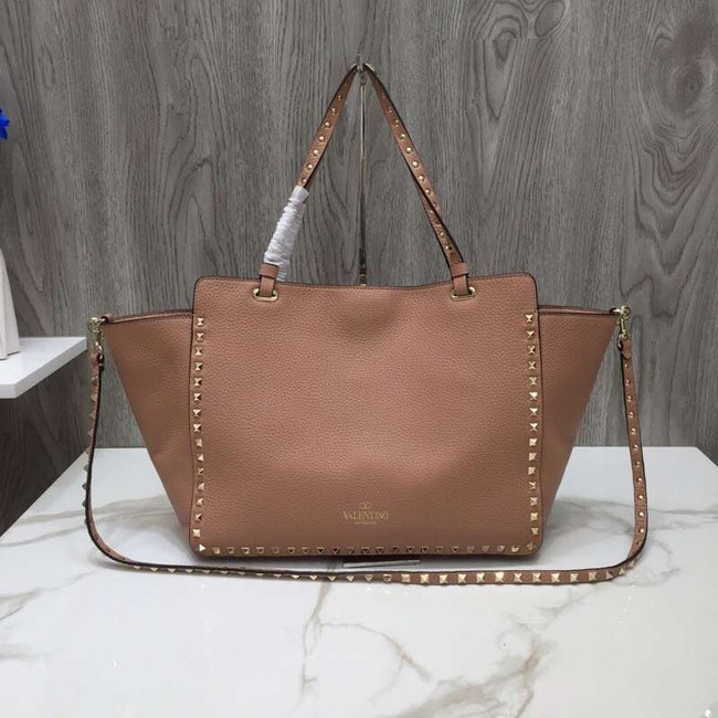 VALENTINO Rockstud large tote 0973 apricot