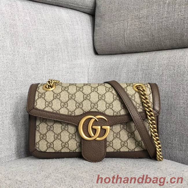 Gucci Ophidia GG Supreme small shoulder bag 443497 brown