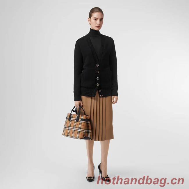 BURBERRY Medium Banner tote bag 3835 black