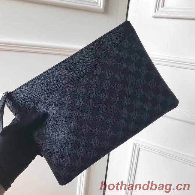 Louis vuitton original Damier Graphite Canvas DAILY POUCH M62048