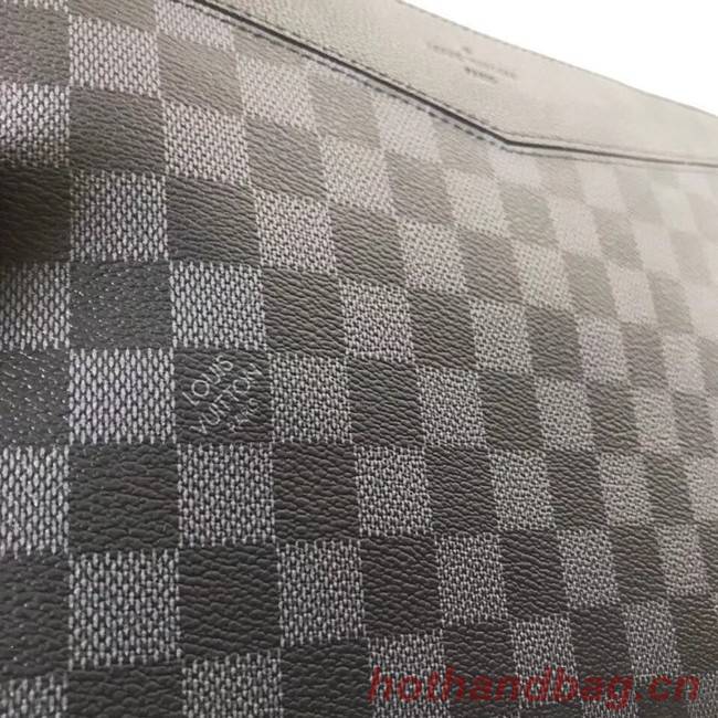 Louis vuitton original Damier Graphite Canvas DAILY POUCH M62048