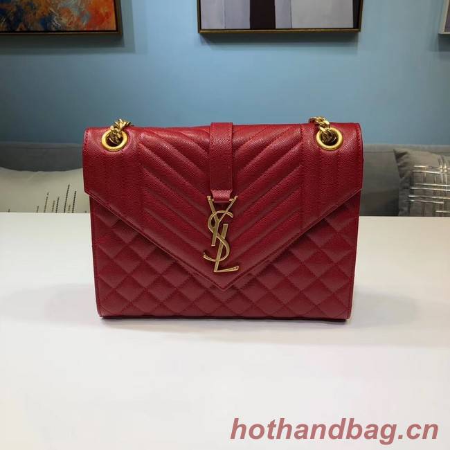 SAINT LAURENT Medium satchel 487206 red