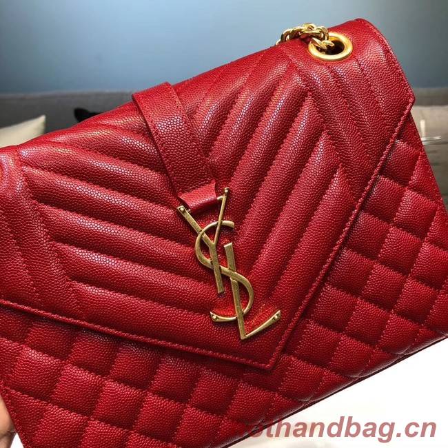 SAINT LAURENT Medium satchel 487206 red