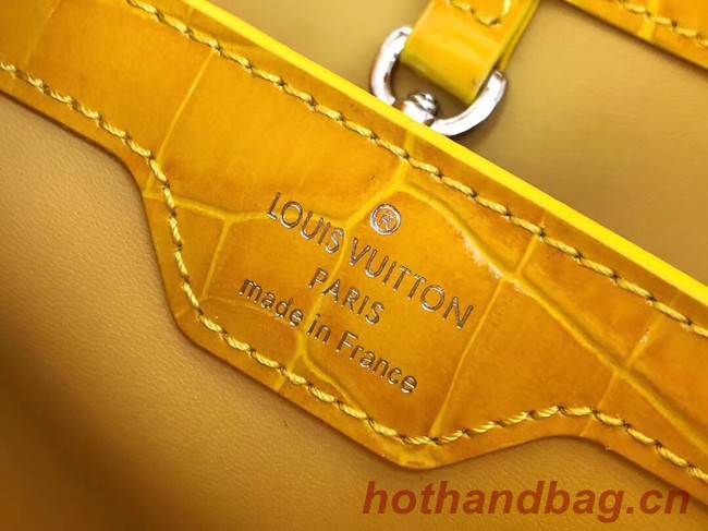 Louis vuitton original crocodile CAPUCINES PM M94587 yellow