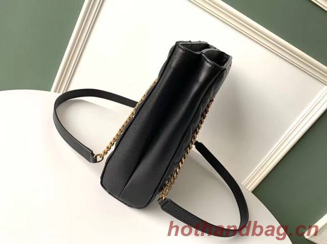 SAINT LAURENT leather shoulder bag 392742 black