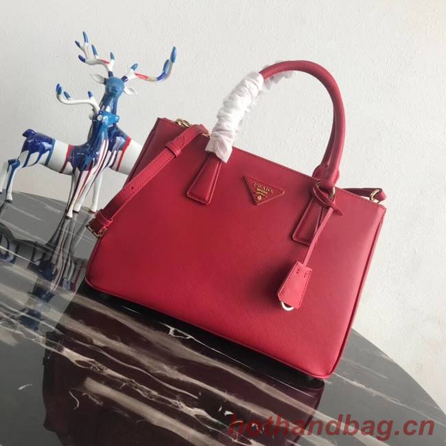 Prada Saffiano original Leather Tote Bag 1BA1801 red