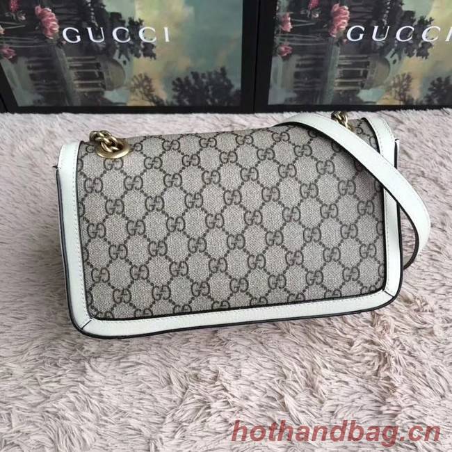 Gucci Ophidia GG Supreme small shoulder bag 443497 white