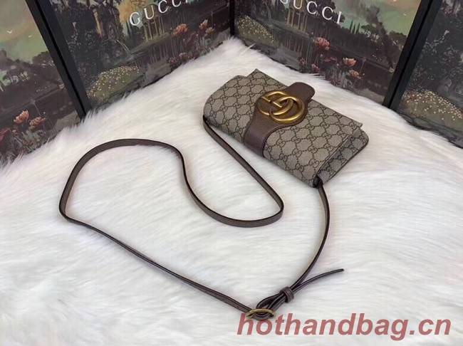 Gucci Ophidia GG Supreme small shoulder bag 550129 brown