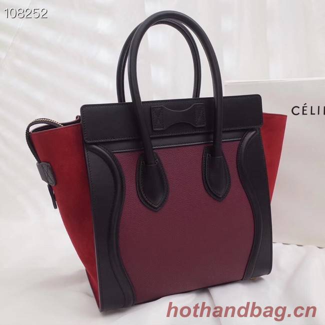 Celine Luggage Boston Tote Bags All Calfskin Leather C0189-1