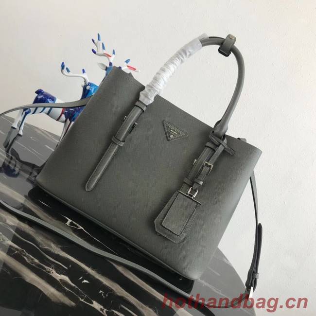 Prada Saffiano original Leather Tote Bag BN2838 Khaki