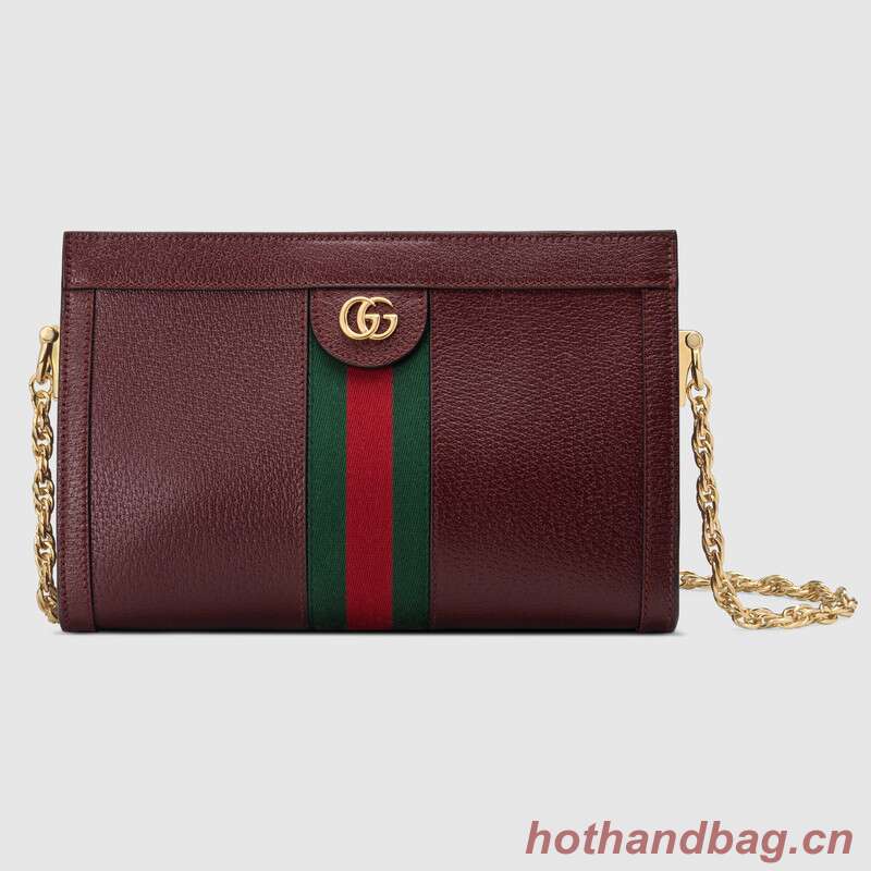 Gucci Ophidia small shoulder bag 503877 Burgundy