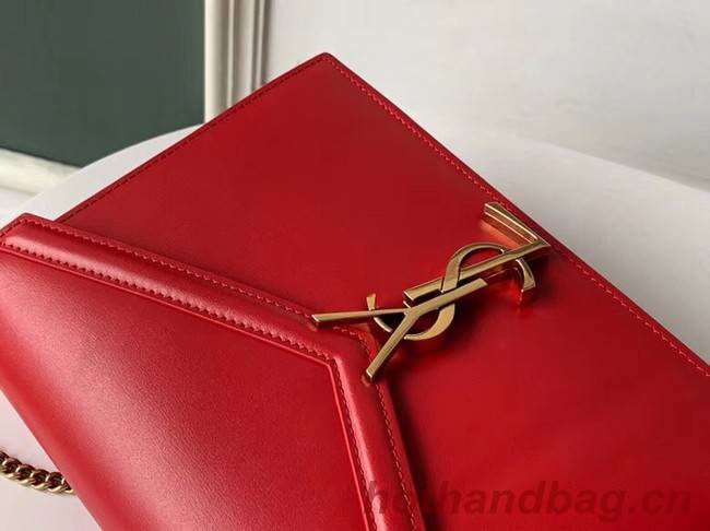 SAINT LAURENT Cassandra leather shoulder bag 532750 red