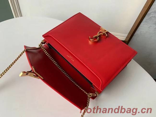 SAINT LAURENT Cassandra leather shoulder bag 532750 red