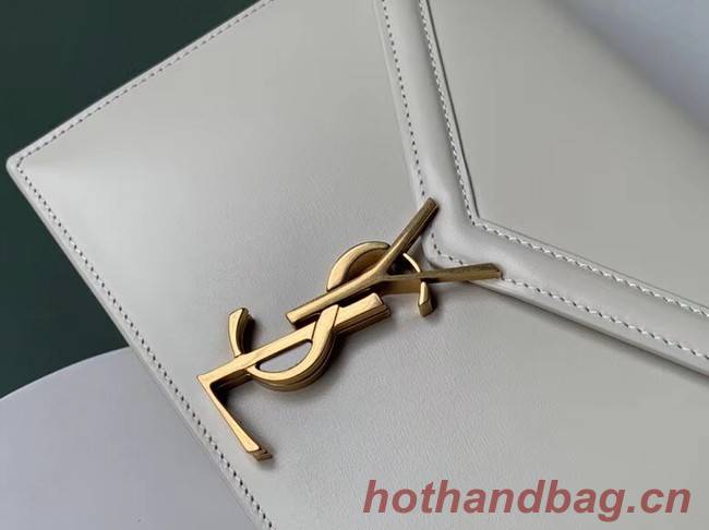 SAINT LAURENT Cassandra leather shoulder bag 532750 white